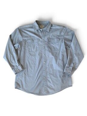 Vintage L.L. Bean mens 100% cotton workshirt size Large Tall